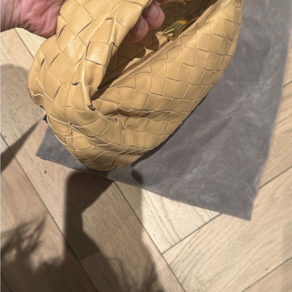 Bottega Veneta Mini Jodie Woven Beige Women's Bag - Picture 2 of 6